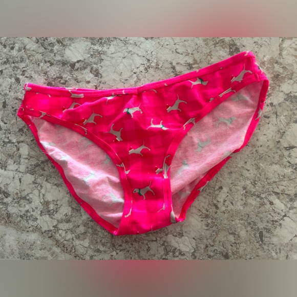 VS PINK HOLIDAY CHRISTMAS PANTY LARGE NWT - Picture 1 of 5
